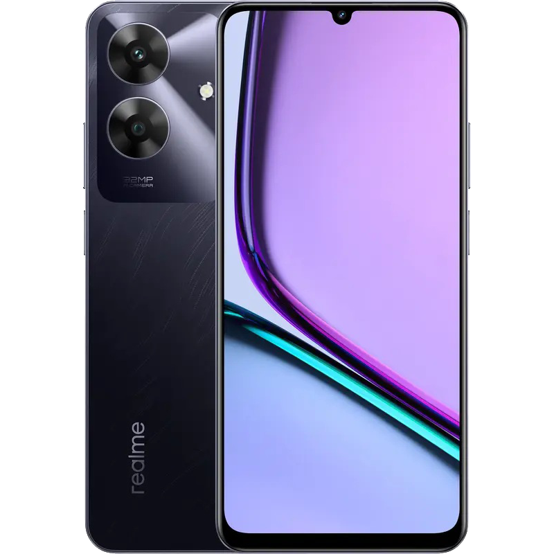 Смартфон Realme Note 60 4/128Gb Marble Black (7077259)
