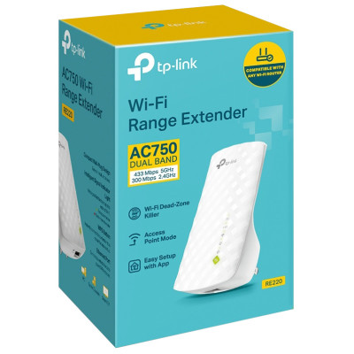 Ретранслятор TP-Link RE220 AC750 (6878252)