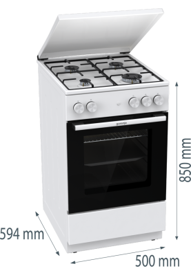 Газова плита Gorenje GG5A14WJ (7076250)