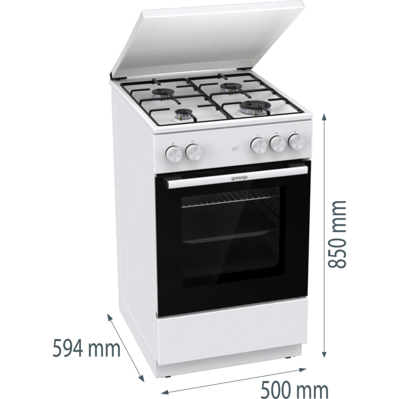 Газова плита Gorenje GG5A14WJ (7076250)