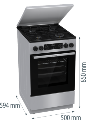 Комбінована плита Gorenje GK5C43SH (FM513D-HPD4B) (7083199)