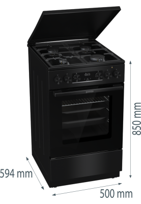 Комбінована плита Gorenje GK5C42BF (FM513D-FPD4B) (7083203)
