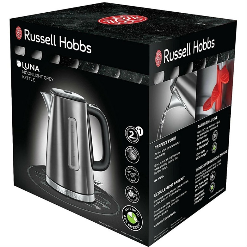 Елекрочайник Russell Hobbs 23211-70 Luna Moonlight Grey  (6388515)