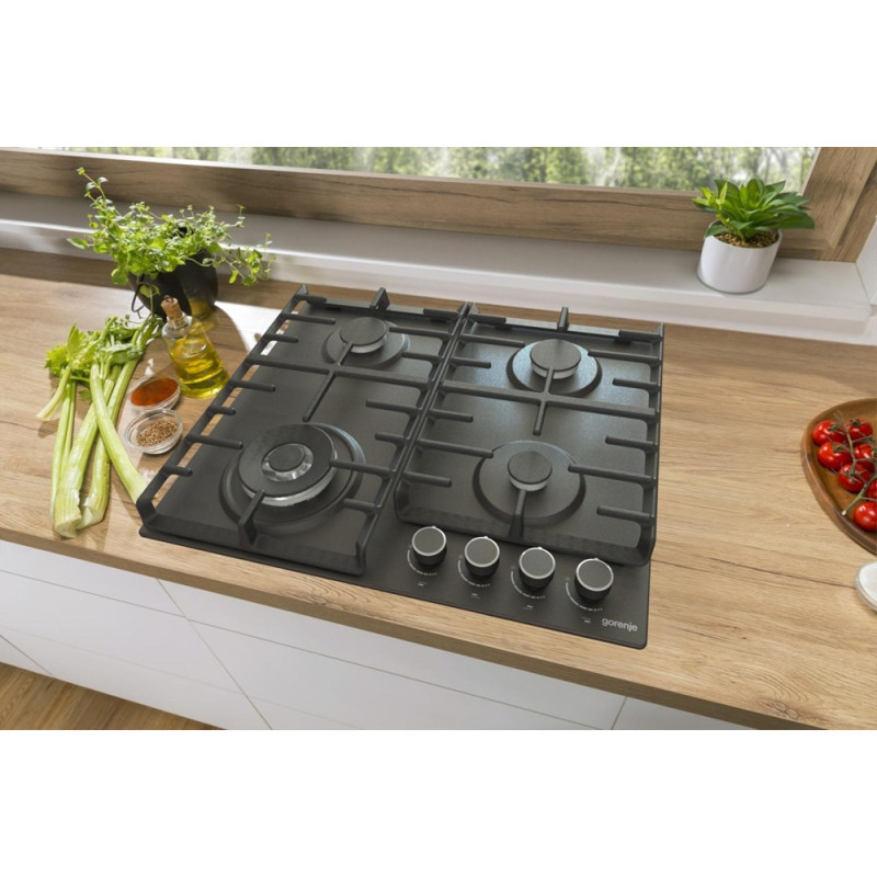 Газова варильна поверхня Gorenje GW642AB (BG6AB-G0B)  (6650718)