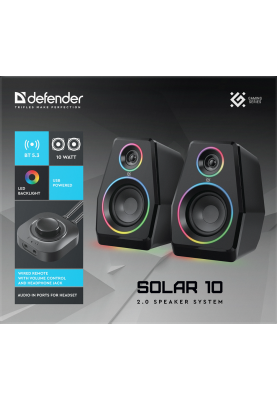 Акустика Defender Solar 10 10Вт (65940) (7087419)