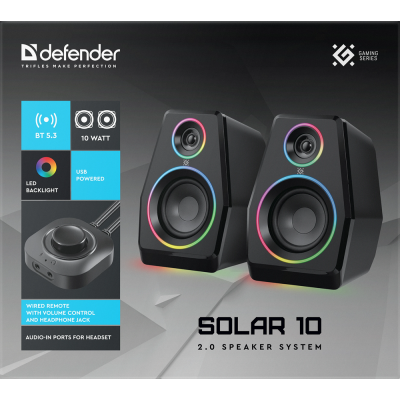 Акустика Defender Solar 10 10Вт (65940) (7087419)