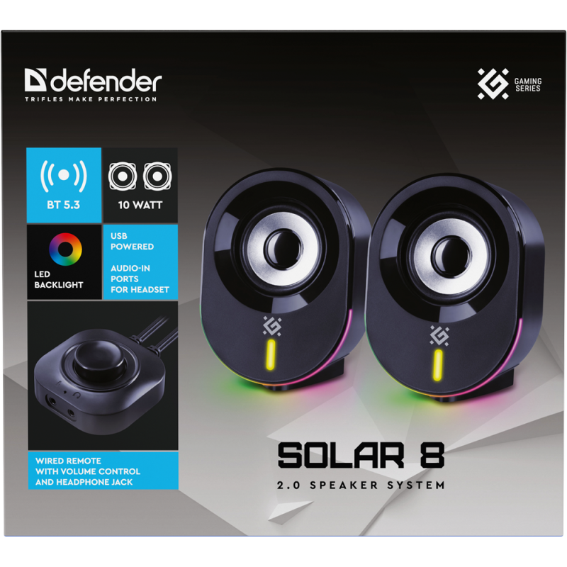 Акустика Defender Solar 8 10Вт (65938)  (7087422)