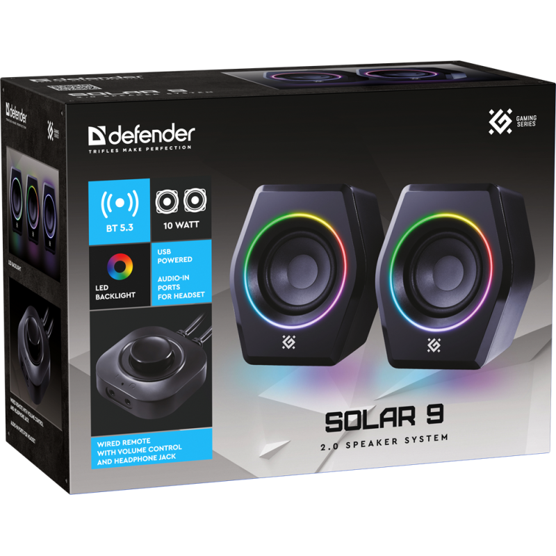 Акустика Defender Solar 9 10Вт (65939)  (7087423)