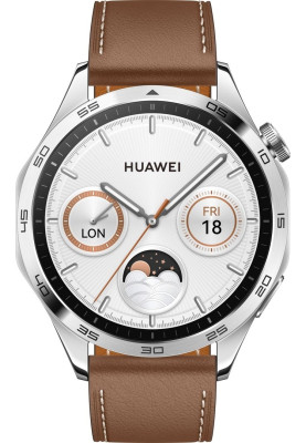 Смарт годинник Huawei Watch GT 4 46mm Classic Brown Leather (6927259)