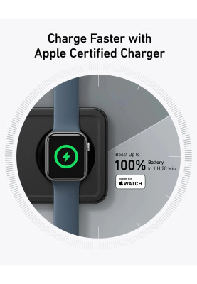 Бездротовий зарядний пристрій Anker MagGo Wireless Charging Station 15W 3-in-1 Pad Black (7089461)