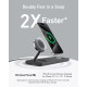 Бездротовий зарядний пристрій Anker MagGo Wireless Charging Station 15W 3-in-1 Pad Black (7089461)