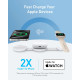 Бездротовий зарядний пристрій Anker MagGo Wireless Charging Pad 15W 3-in-1 Foldable White (7089465)