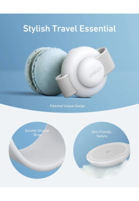 Бездротовий зарядний пристрій Anker MagGo Wireless Charging Pad 15W 3-in-1 Foldable White (7089465)