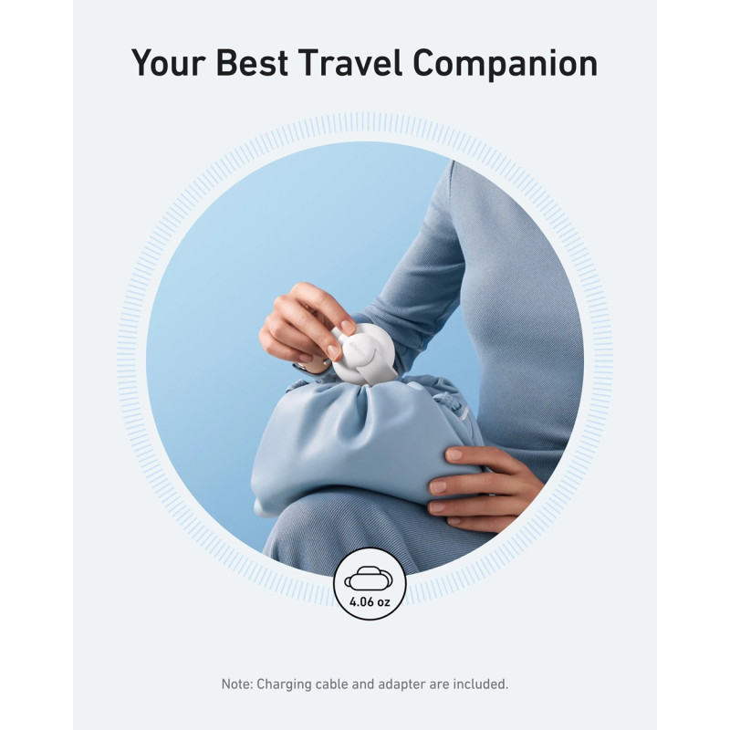 Бездротовий зарядний пристрій Anker MagGo Wireless Charging Pad 15W 3-in-1 Foldable White (7089465)