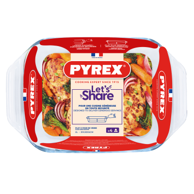 Форма для запікання Pyrex, 31х20х6 см (2 л) (7092335)
