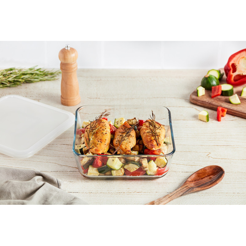 Форма з кришкою Pyrex Cook&Freez, 20х20х7 см (7092354)