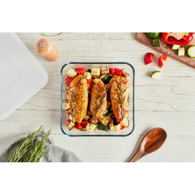 Форма з кришкою Pyrex Cook&Freez, 20х20х7 см (7092354)