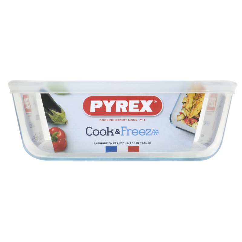 Форма з кришкою Pyrex Cook&Freez, 20х20х7 см (7092354)