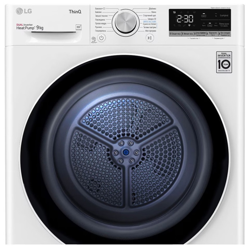 Сушильний автомат LG DC90V5V0W (6909111)