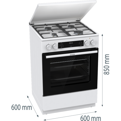 Комбінована плита Electrolux GK6C5WF (7076255)