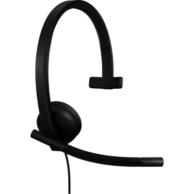 Гарнітура Logitech H570e Corded Mono BLACK-USB-A (981-001426) (7095236)