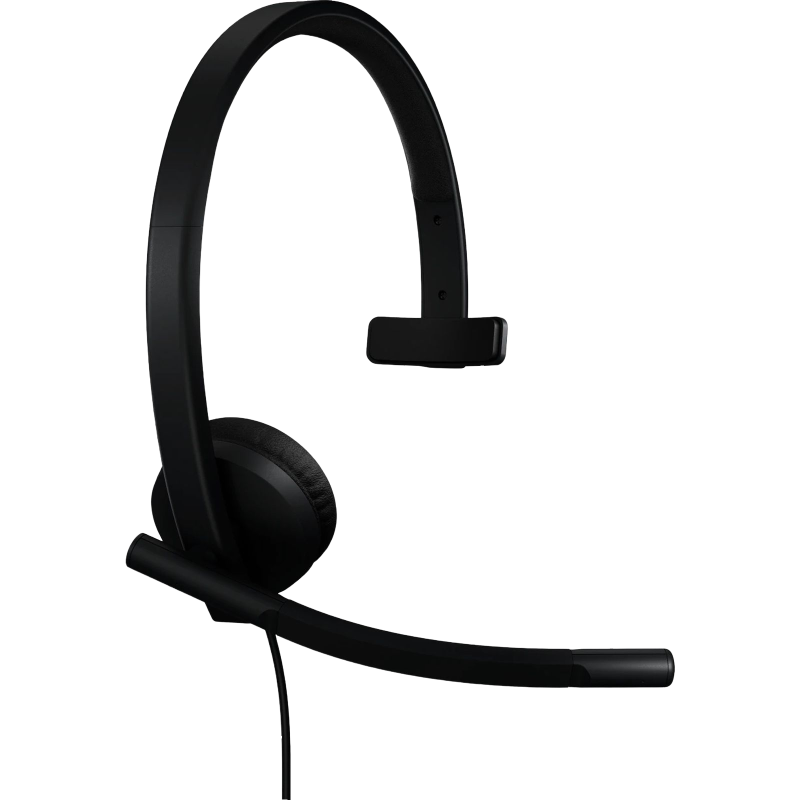 Гарнітура Logitech H570e Corded Mono BLACK-USB-A (981-001426) (7095236)