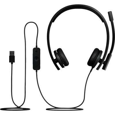 Гарнітура Logitech H570e Corded Mono BLACK-USB-A (981-001430) (7095238)