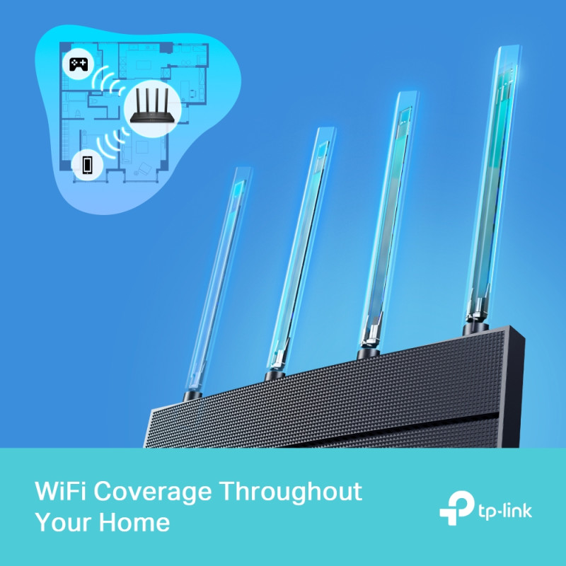 Бездротовий маршрутизатор TP-Link Archer AX17, AX1500 Wi-Fi 6 (7062175)