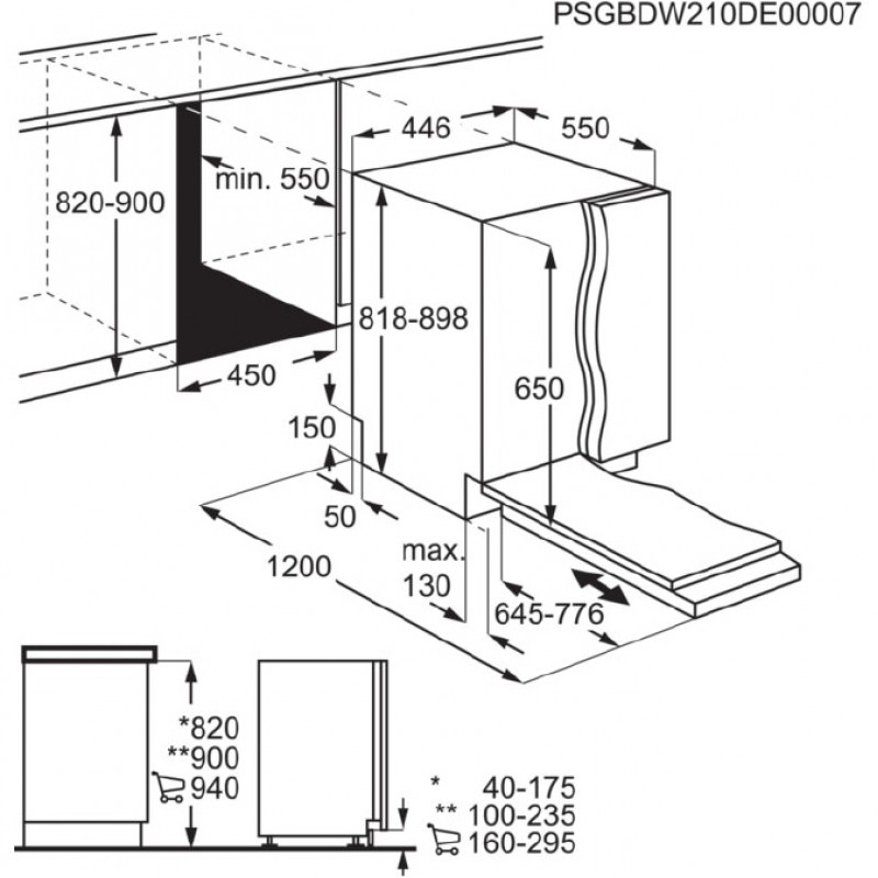 Посудомийна машина Electrolux EEA913100L (6812188)