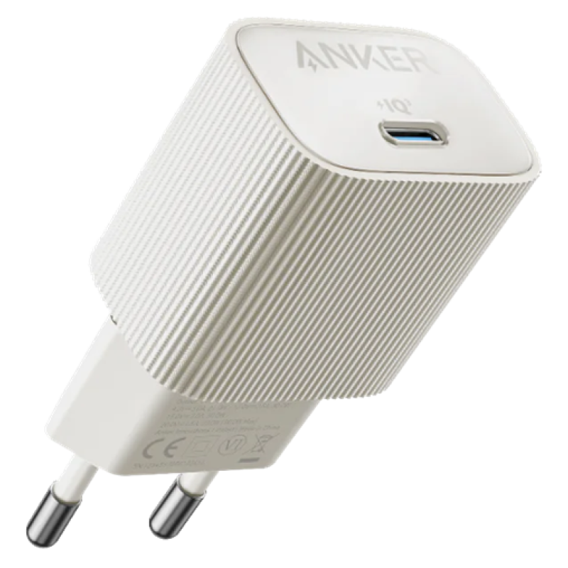 Мережевий зарядний пристрій Anker PowerPort 511 Nano IV - 30W USB-C White (6962736)