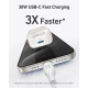 Мережевий зарядний пристрій Anker PowerPort 511 Nano IV - 30W USB-C White (6962736)