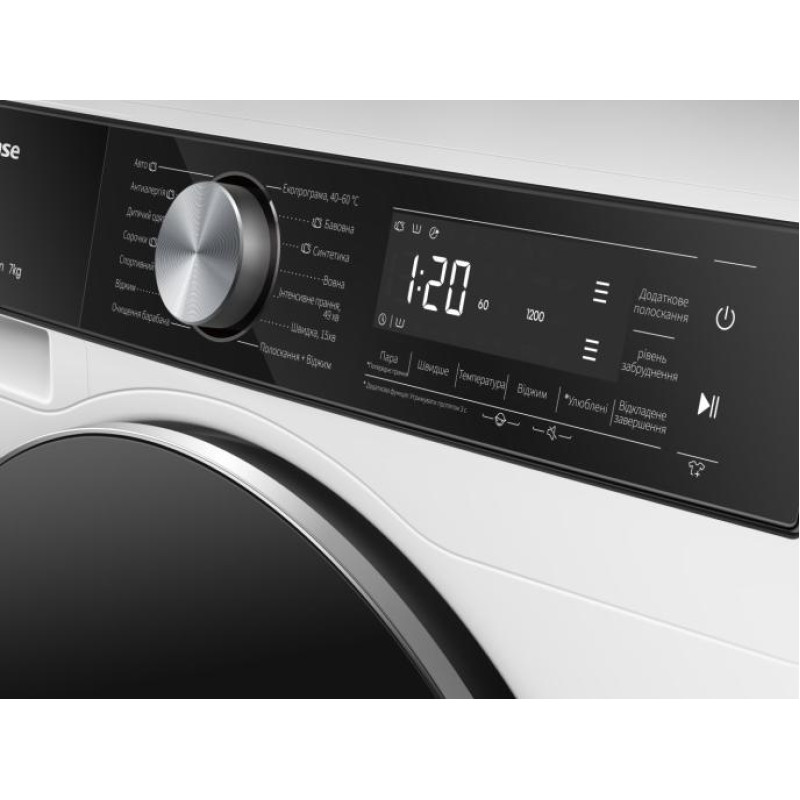 Пральна машина автоматична Hisense WF5S7041BW/UA (7087414)