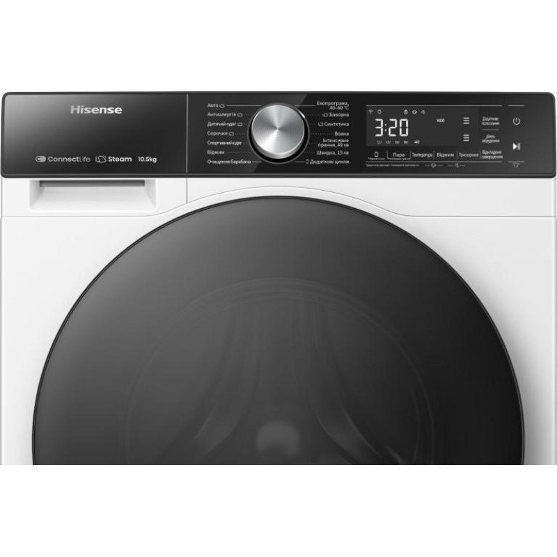 Пральна машина автоматична Hisense WF5S1043BW/UA (7102092) Пральна машина автоматична Hisense WF5S1043BW/UA (7102092)