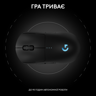 Миша Logitech G PRO 2 Wireless LIGHTSPEED - BLACK (L910-007295)  (7031688)