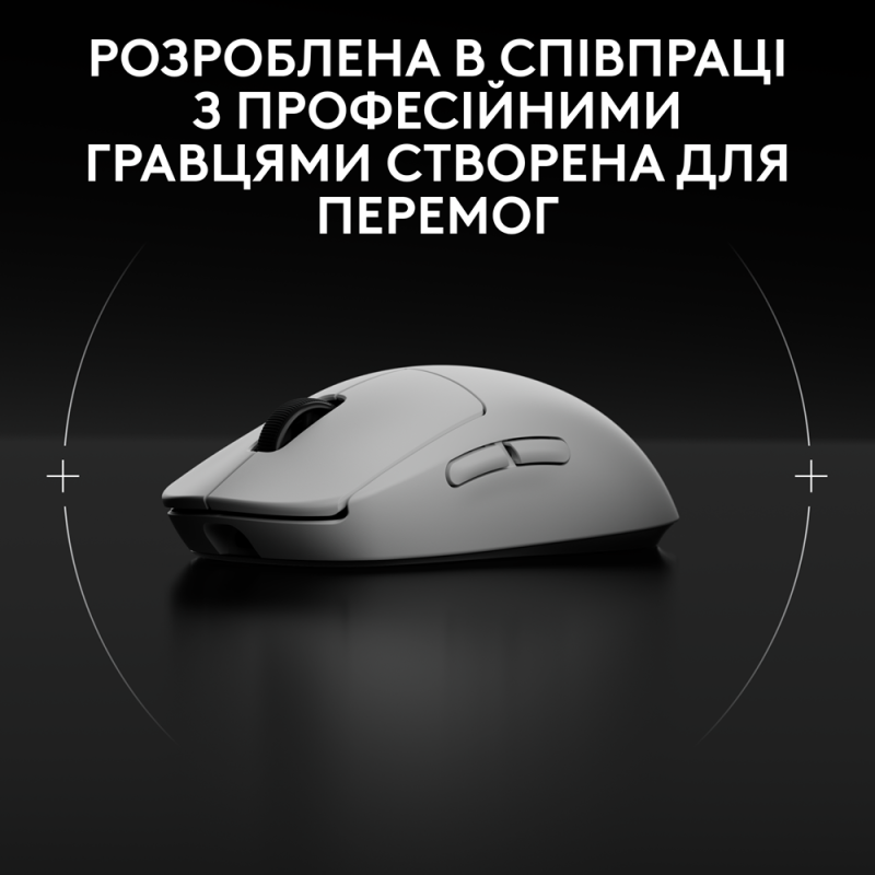 Миша Logitech G PRO 2 Wireless LIGHTSPEED - WHITE (L910-007302)  (7031689)
