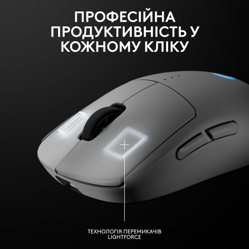 Миша Logitech G PRO 2 Wireless LIGHTSPEED - WHITE (L910-007302)  (7031689)