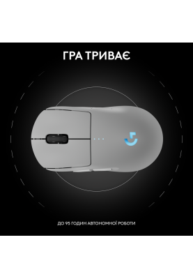 Миша Logitech G PRO 2 Wireless LIGHTSPEED - WHITE (L910-007302)  (7031689)