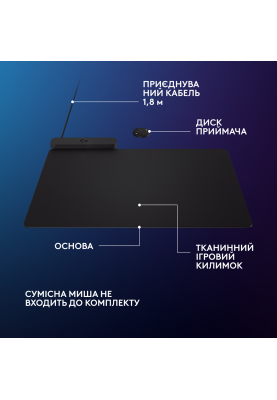 Килимок для мишi Logitech G Powerplay 2 (L947-000003) (7106522)