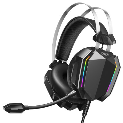 Гарнітура XO GE-07 Static RGB Long mic Gaming USB+Dual 3.5mm (7106523)