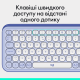 Клавіатура Logitech POP Icon Keys LILAC US INT'L (L920-013074)  (7031710)
