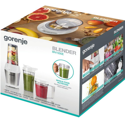 Стаціонарний блендер Gorenje BN1000E (BL1029K-GS) (7112912) Стаціонарний блендер Gorenje BN1000E (BL1029K-GS) (7112912)