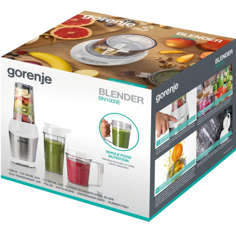 Стаціонарний блендер Gorenje BN1000E (BL1029K-GS) (7112912) Стаціонарний блендер Gorenje BN1000E (BL1029K-GS) (7112912)