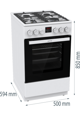 Газова плита Gorenje GGI5C21WF-B (7076251)