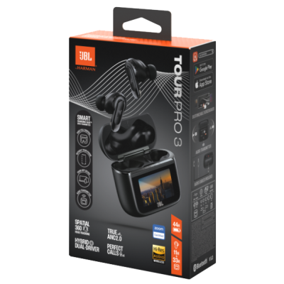 Гарнітура JBL TOUR PRO 3 Black (JBLTOURPRO3BLK) (7065589)