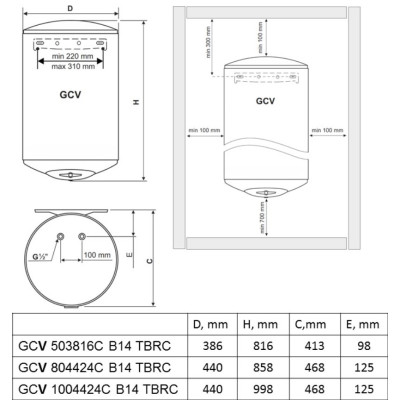 Водонагрівач Tesy ANTICALC CERAMIC GCV 503816C B14 TSRC (7111552) Водонагрівач Tesy ANTICALC CERAMIC GCV 503816C B14 TSRC (7111552)