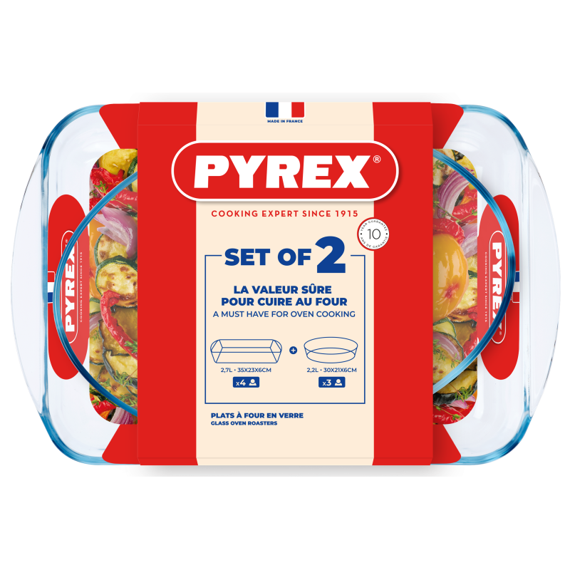Набір форм для запікання Pyrex, 2 предмети (7092332)