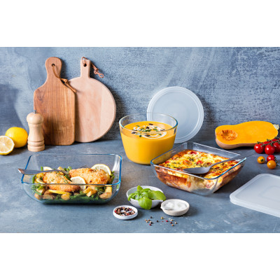 Форма з кришкою Pyrex Daily, 20х20 см (7092345)