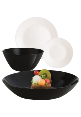 Сервіз Luminarc Lillie Black&White, 19 предметів (7119988)