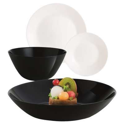 Сервіз Luminarc Lillie Black&White, 19 предметів (7119988)