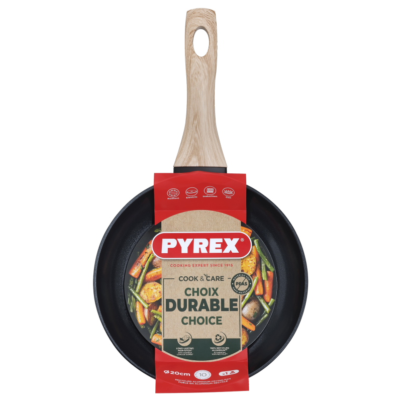 Сковорода Pyrex Cook&Care 20 см, класична (7120903)